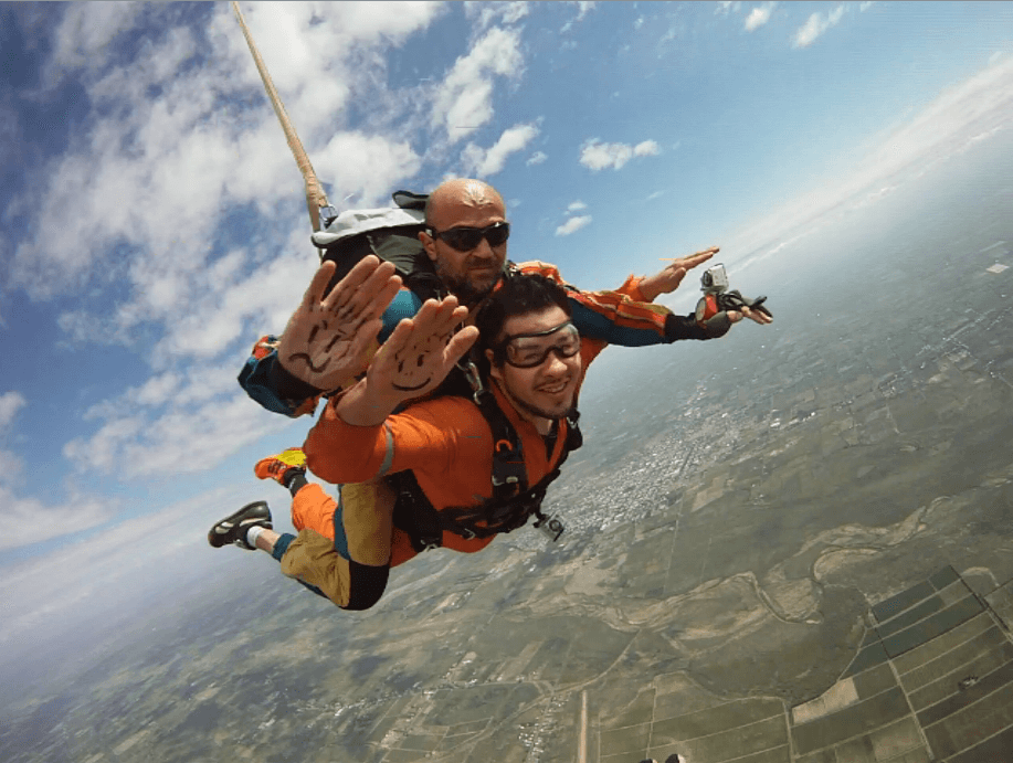 imagen experiencia mendoza argentina skydiving